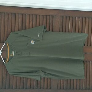 Carhartt Short Sleeve Green Force Tee Shirt Size 2XL
